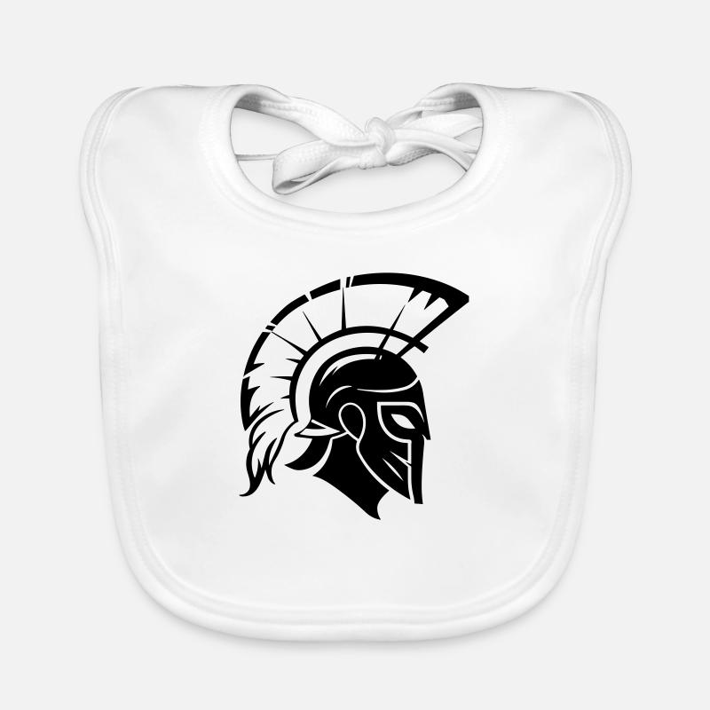 Sparta Spartan Warrior Organic Baby Bibs