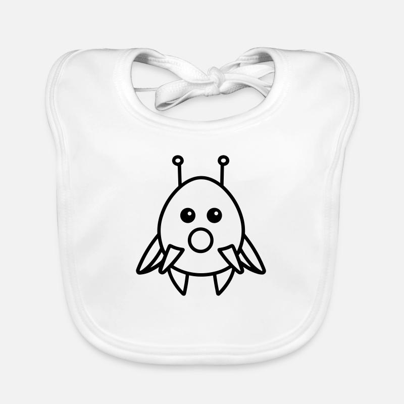flying saucer Organic Baby Bibs