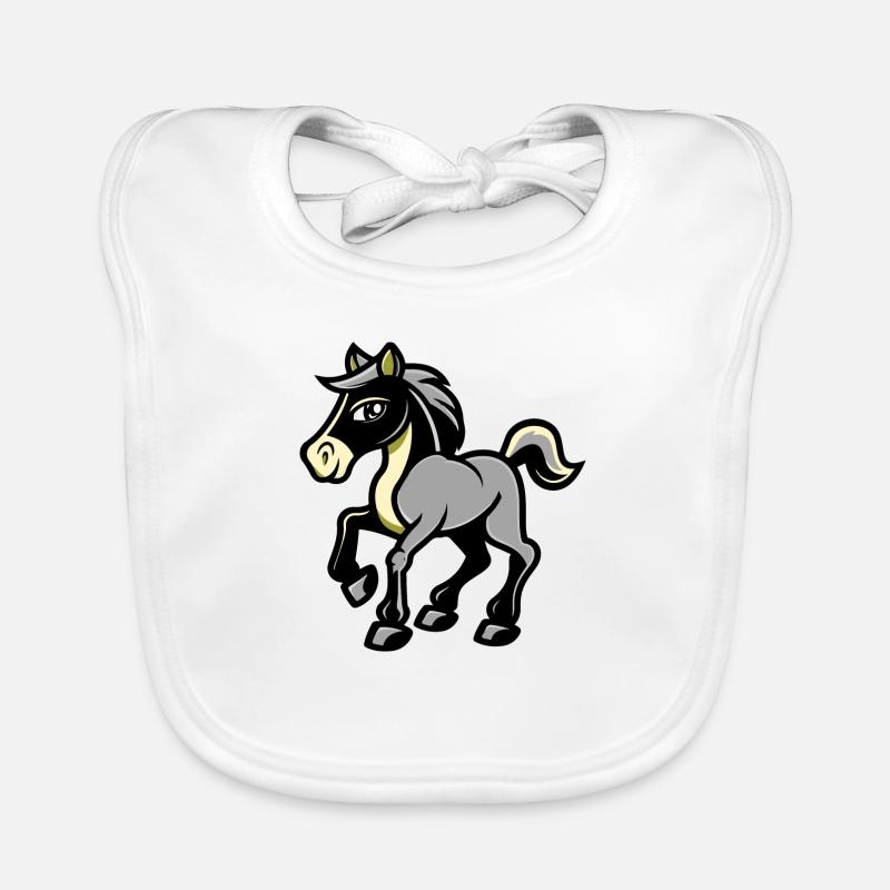 Cheval Bavoir bio Bébé