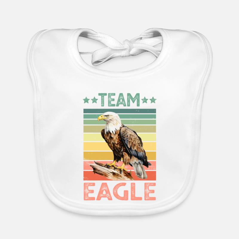 Eagle Bald Eagle Organic Baby Bibs