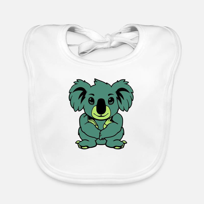 Koala Ours Bande Dessinée Animal Bavoir bio Bébé