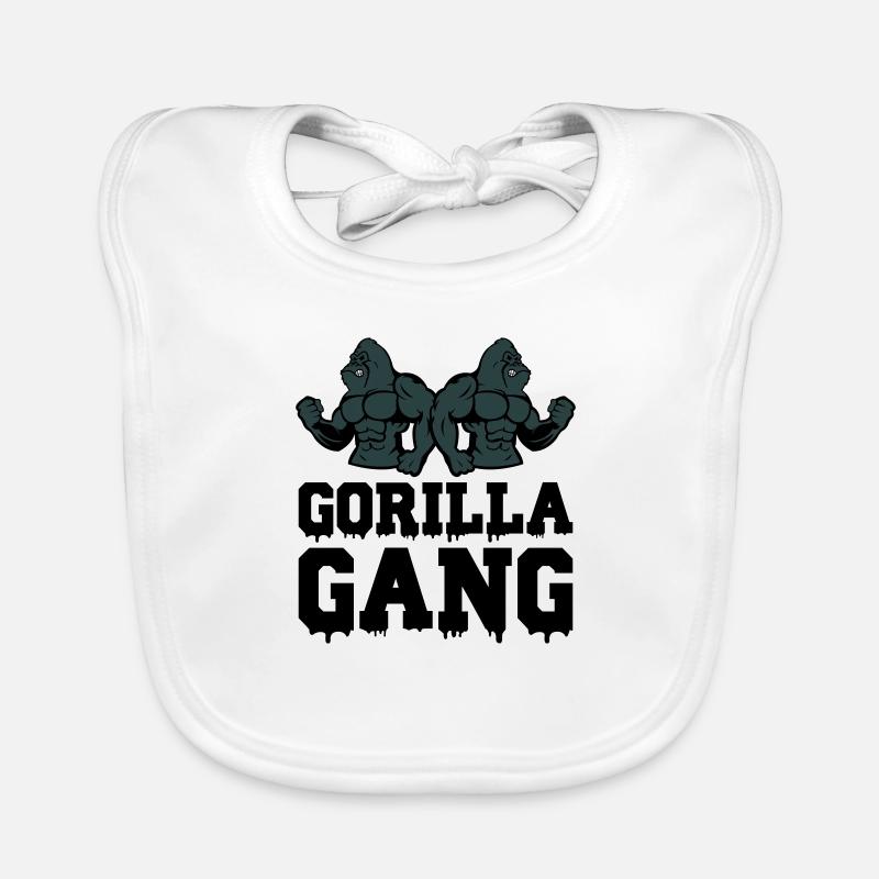 gorilla gang Baby Bio-Lätzchen