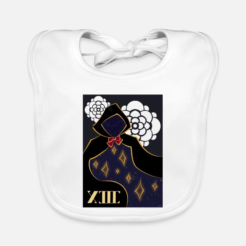 Death Tarot Organic Baby Bibs