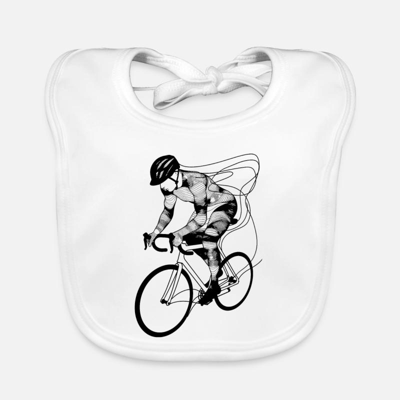 Radfahrer Baby Bio-Lätzchen