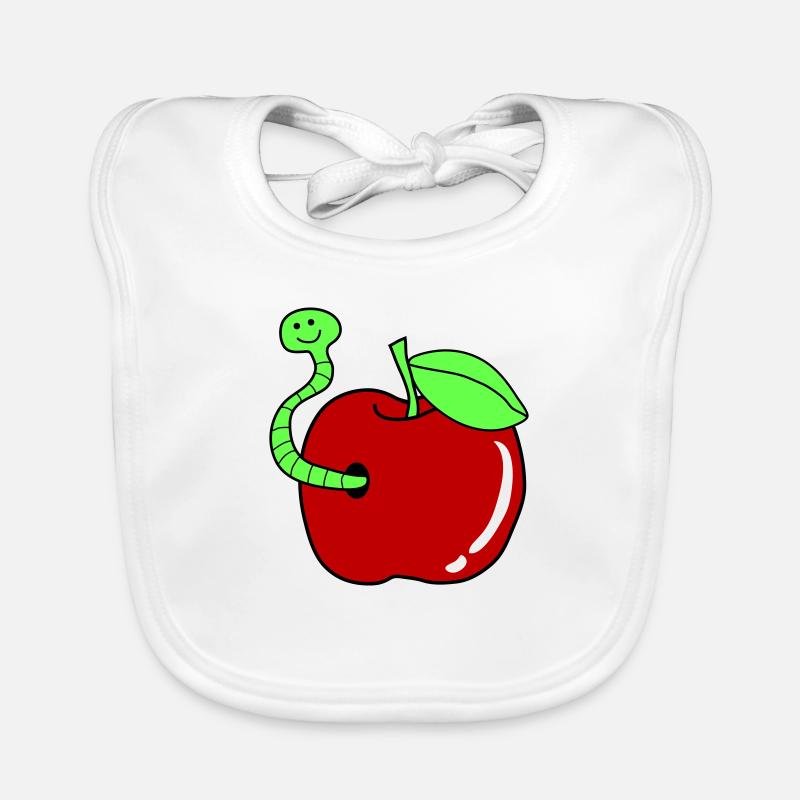 Worm Apple Organic Baby Bibs