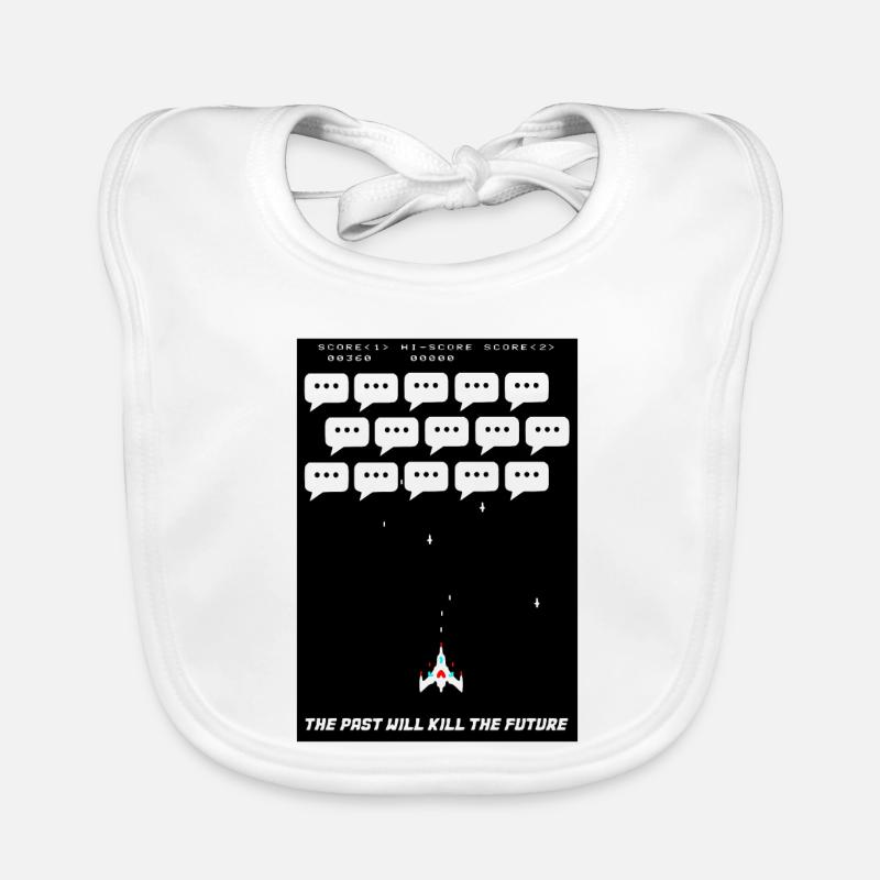 The past will kill the future Bavoir bio Bébé