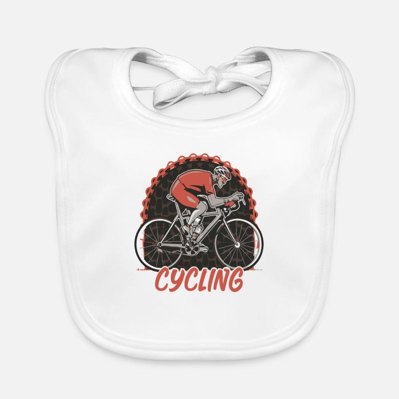 Cyclisme Bavoir bio Bébé
