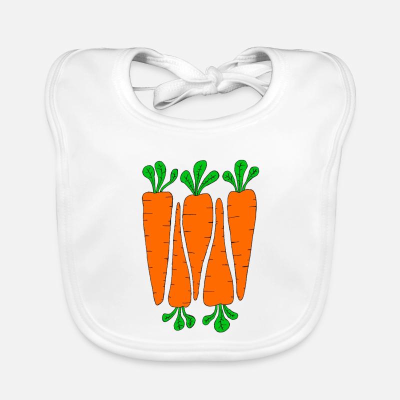 Carrots Organic Baby Bibs