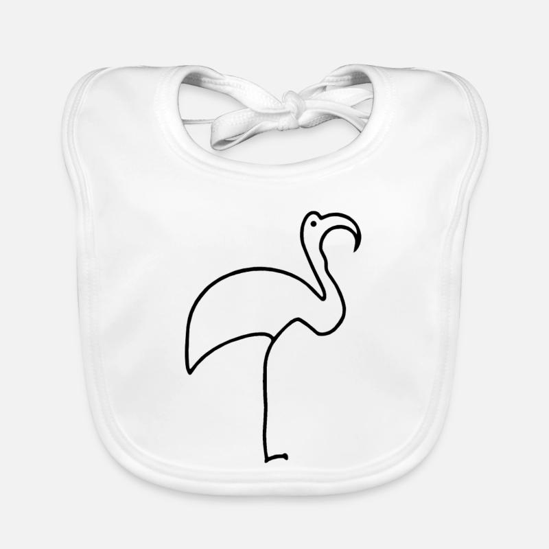 Flamingo Baby Bio-Lätzchen