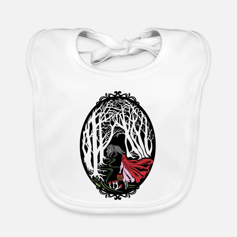 Rotkäppchen Red riding hood Organic Baby Bibs