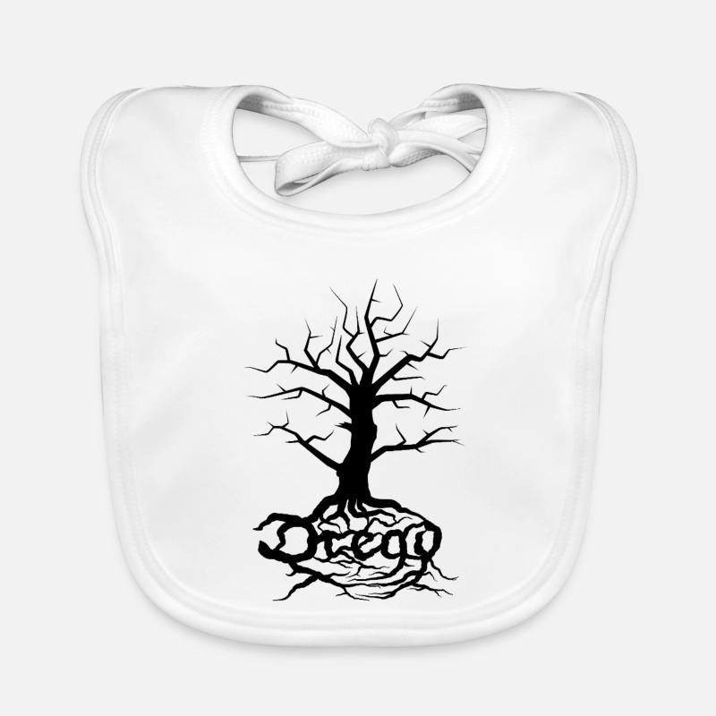 Dread Baum Schwarz Baby Bio-Lätzchen