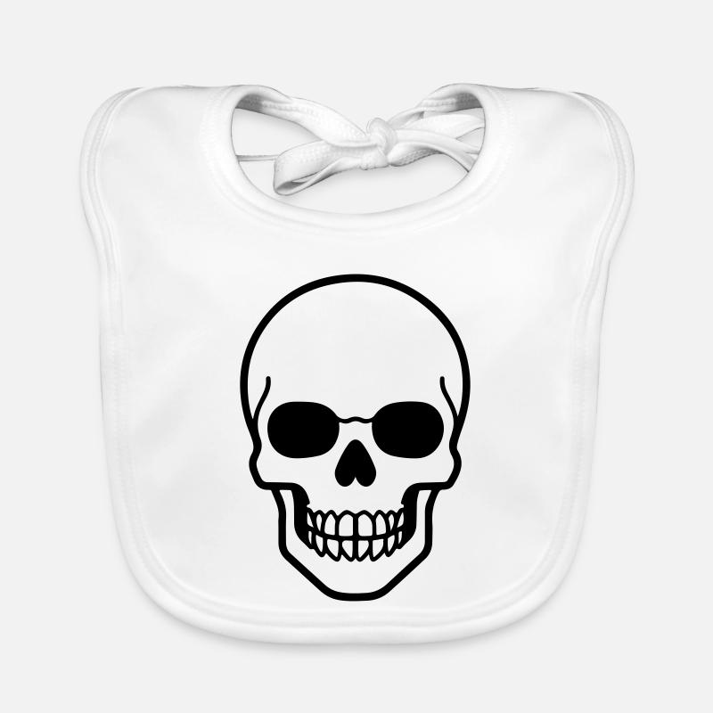 Skelett Comic Baby Bio-Lätzchen