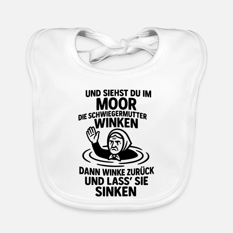 mother-in-law saying evil mean Organic Baby Bibs