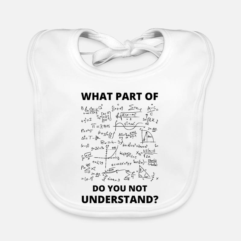 Math Teacher Mathematics Professor Mathematician Organic Baby Bibs