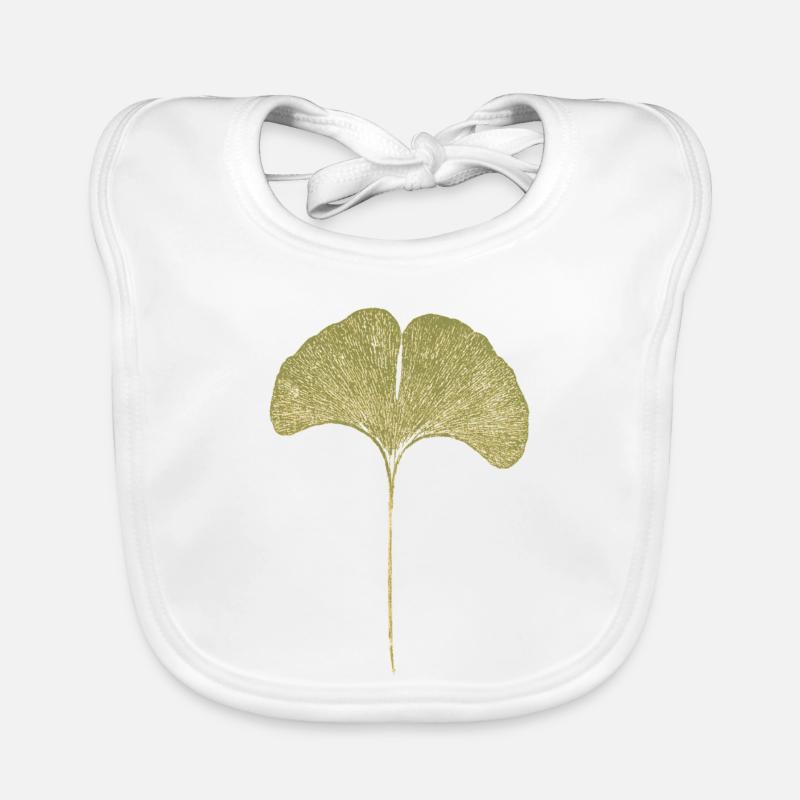 Gingko Blatt Baby Bio-Lätzchen