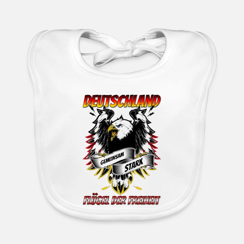 Germany strong together Organic Baby Bibs