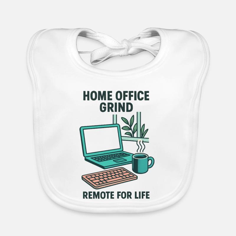 Design Homeoffice Grind-Setup Telearbeit Leise Baby Bio-Lätzchen
