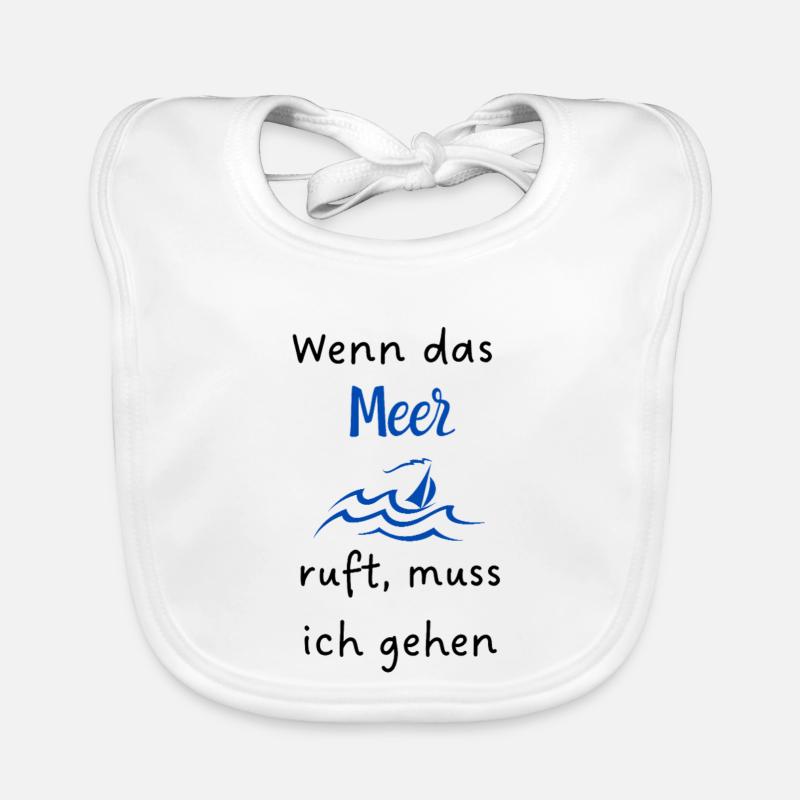 Wenn_das_Meer ruft Baby Bio-Lätzchen