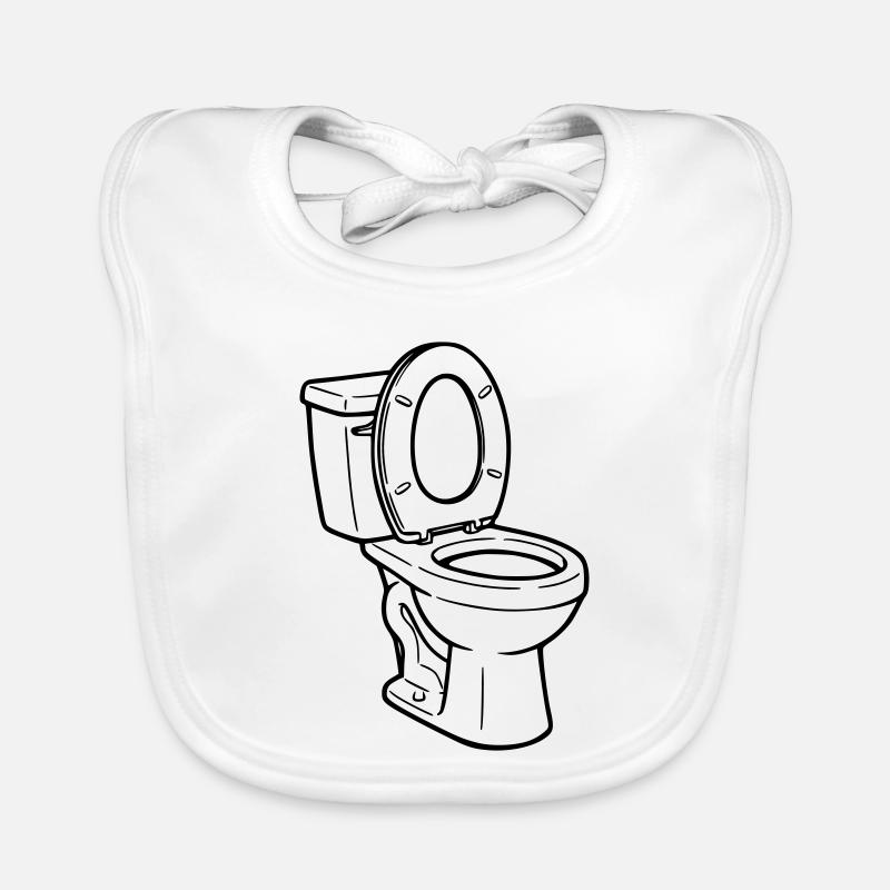 toilette wc Bavoir bio Bébé