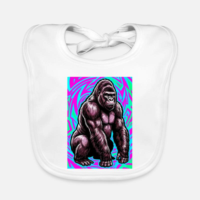 Gorilla Baby Bio-Lätzchen