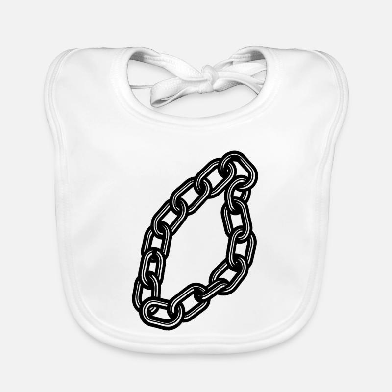 Chain Organic Baby Bibs