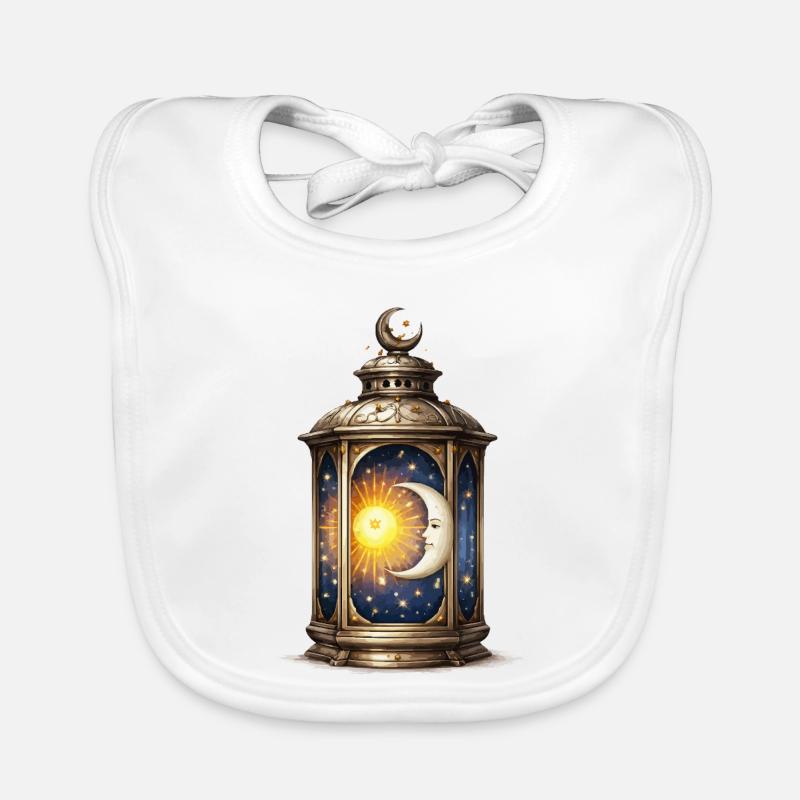 Sun Moon Lantern Organic Baby Bibs