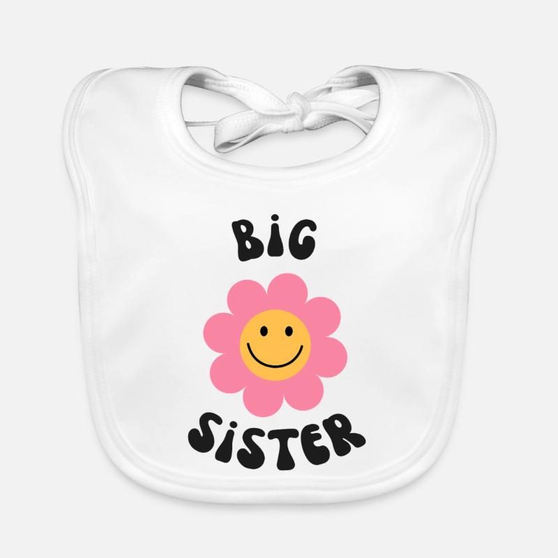 große Schwester Baby Bio-Lätzchen
