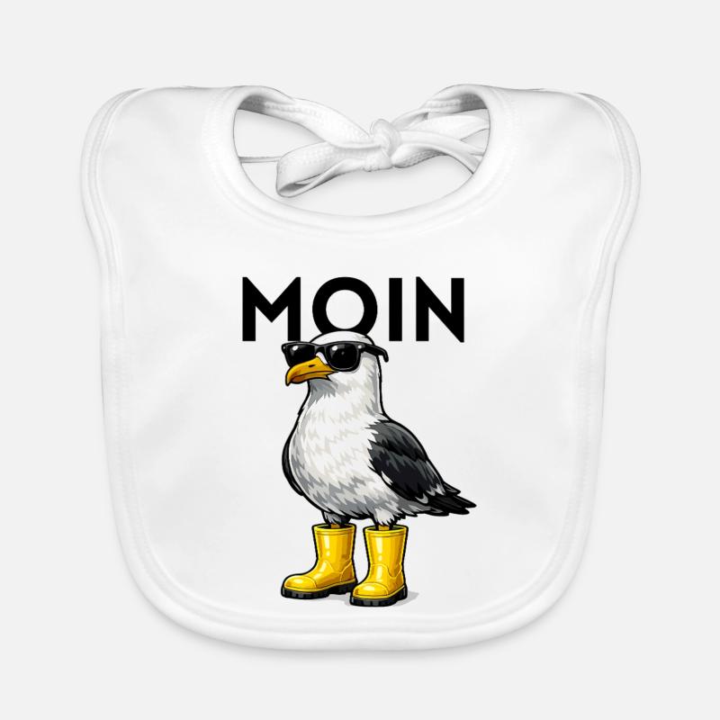 Moin Moewe  Baby Bio-Lätzchen