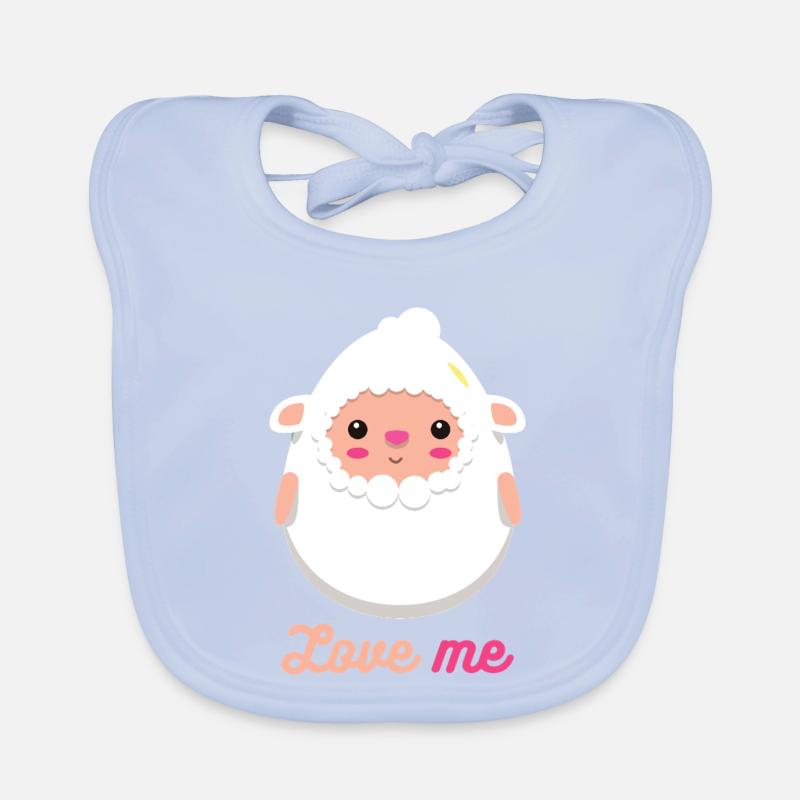 Schaf Baby Bio-Lätzchen