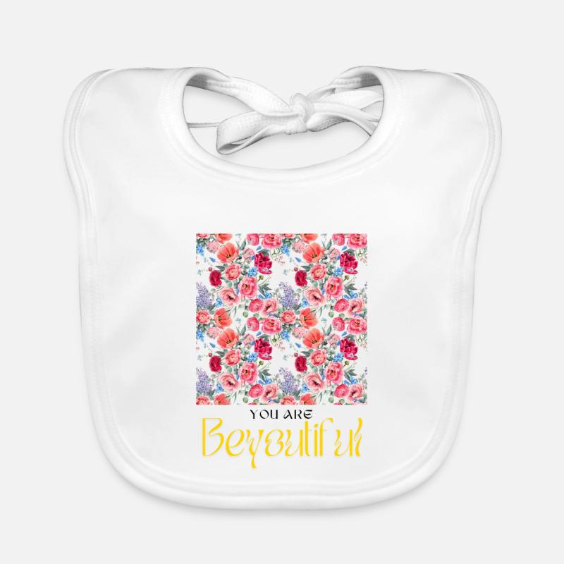 BeYoutiful Blumenpracht Baby Bio-Lätzchen