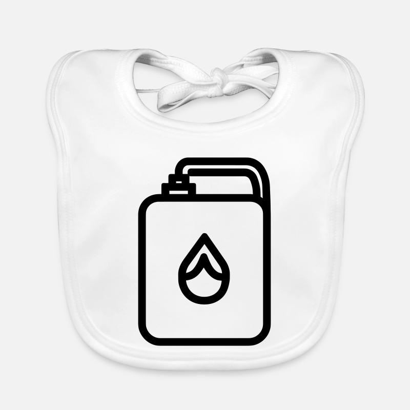 Gas can Organic Baby Bibs
