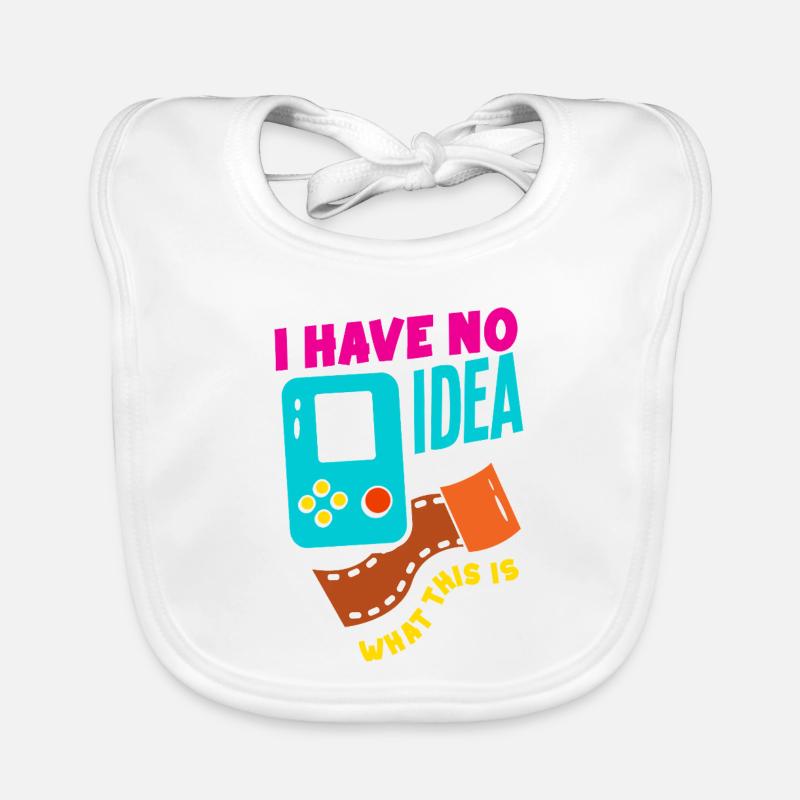 Aucune idée de ce que c’est - un design rétro drôle Bavoir bio Bébé