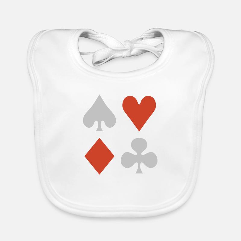 Poker Baby Bio-Lätzchen