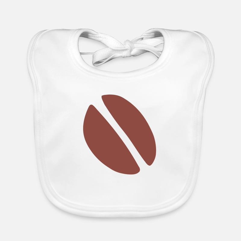 Kaffeebohne Baby Bio-Lätzchen
