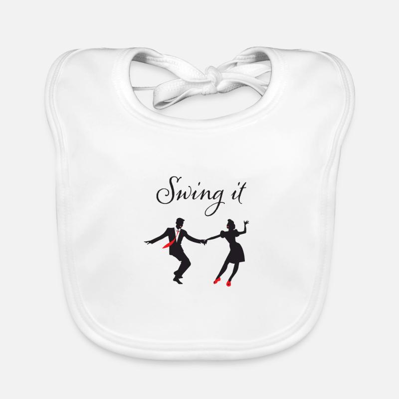 Swing Dancing Swing It Organic Baby Bibs