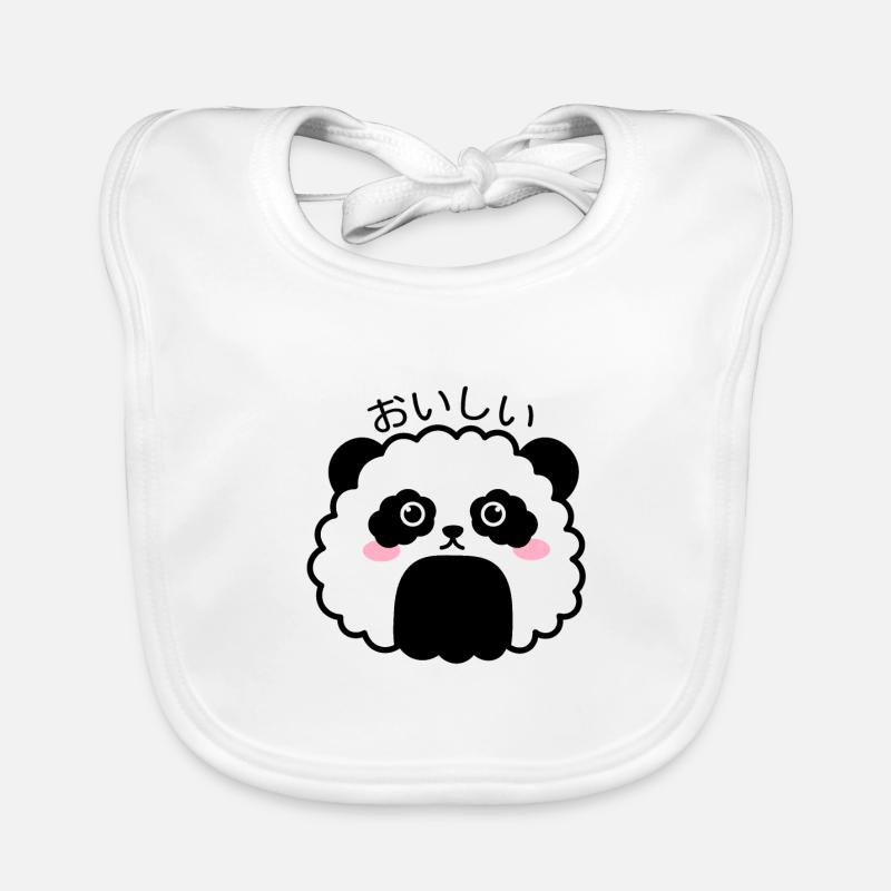Boule de riz Panda Onigiri Bavoir bio Bébé