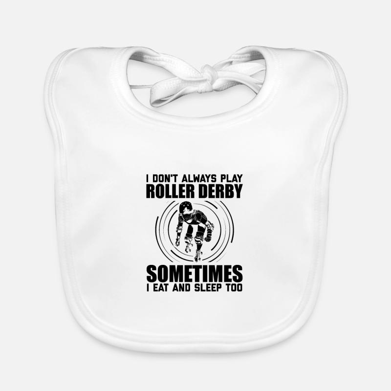 Roller Derby Sprüche Baby Bio-Lätzchen