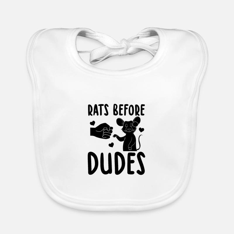 Ratten Liebhaber Baby Bio-Lätzchen