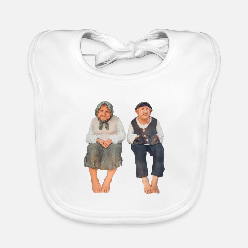 Old and satisfied Organic Baby Bibs