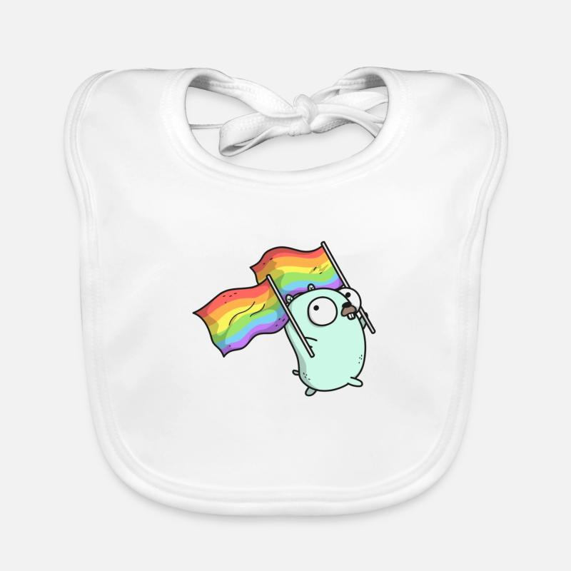 Pride gopher Organic Baby Bibs