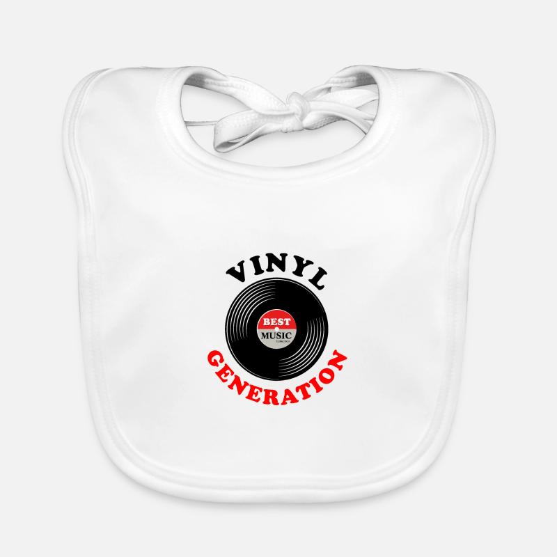 Vinyl generation Organic Baby Bibs