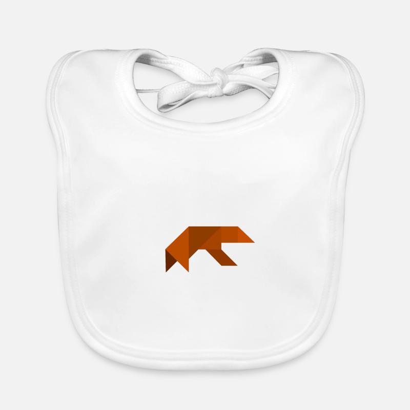 Ours - Tangram Bavoir bio Bébé