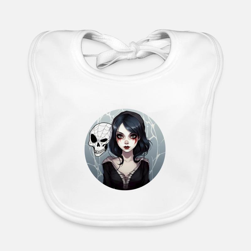 Fille gothique Bavoir bio Bébé