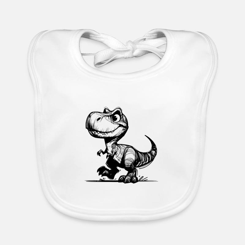 Mignon mignon T-Rex Dino Bavoir bio Bébé