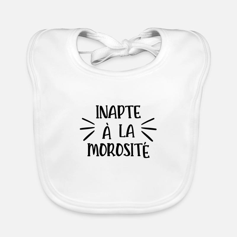 inapte à la morosité Bavoir bio Bébé
