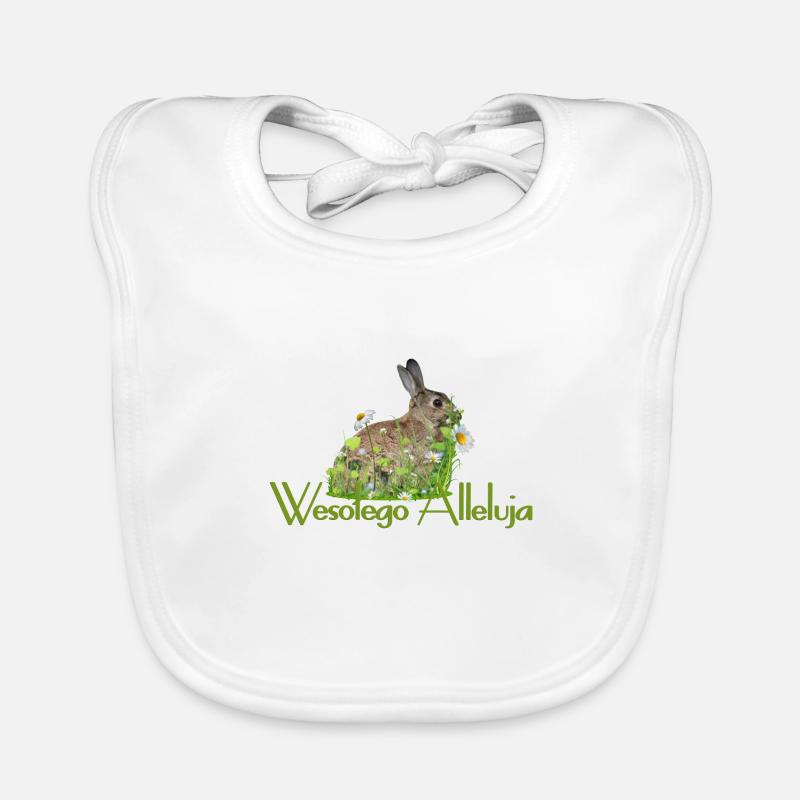 Happy Easter Organic Baby Bibs