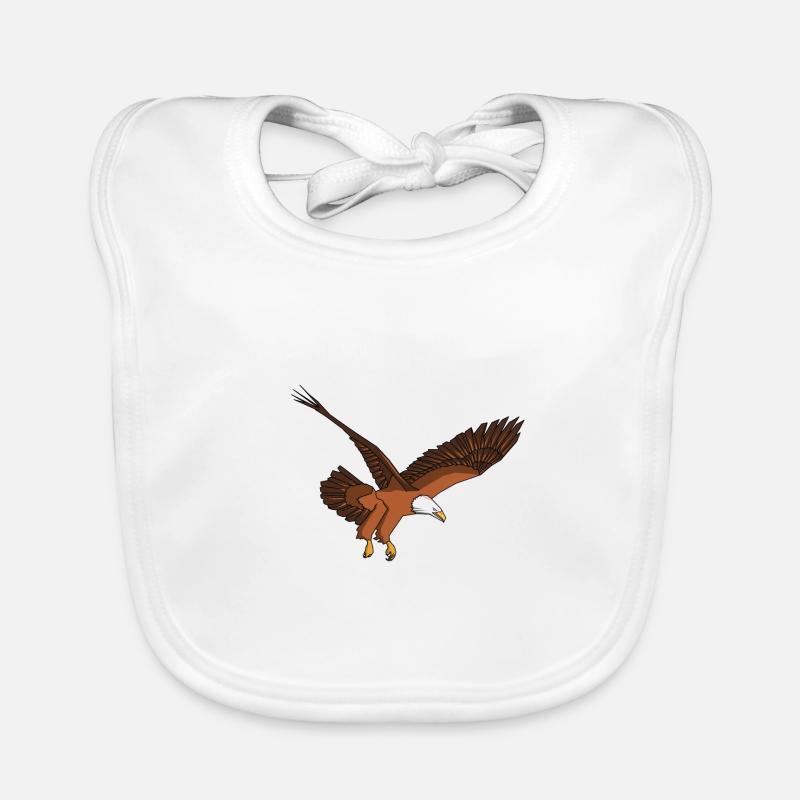 Eagle Eagle Bald Eagle Organic Baby Bibs