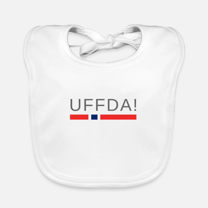 Uffda Norwegen Baby Bio-Lätzchen