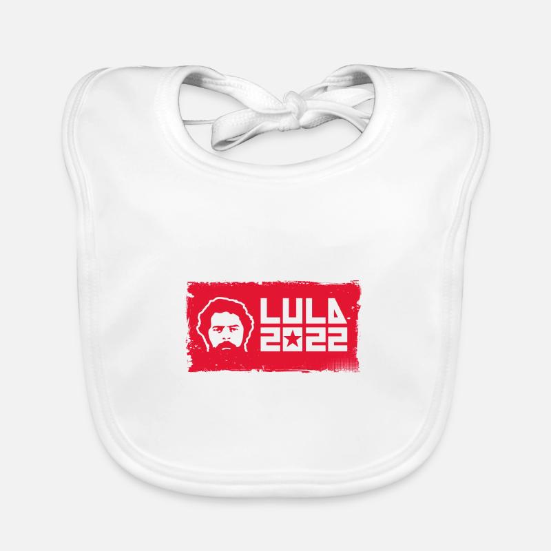 Lula é meu Presidente 22 - Lula 13 Brésil Bavoir bio Bébé