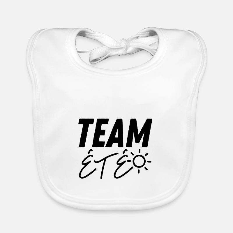 Team été Bavoir bio Bébé